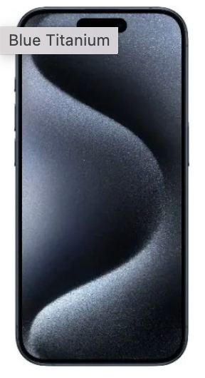 iPhone 15 Pro 128GB - Blue Titanium