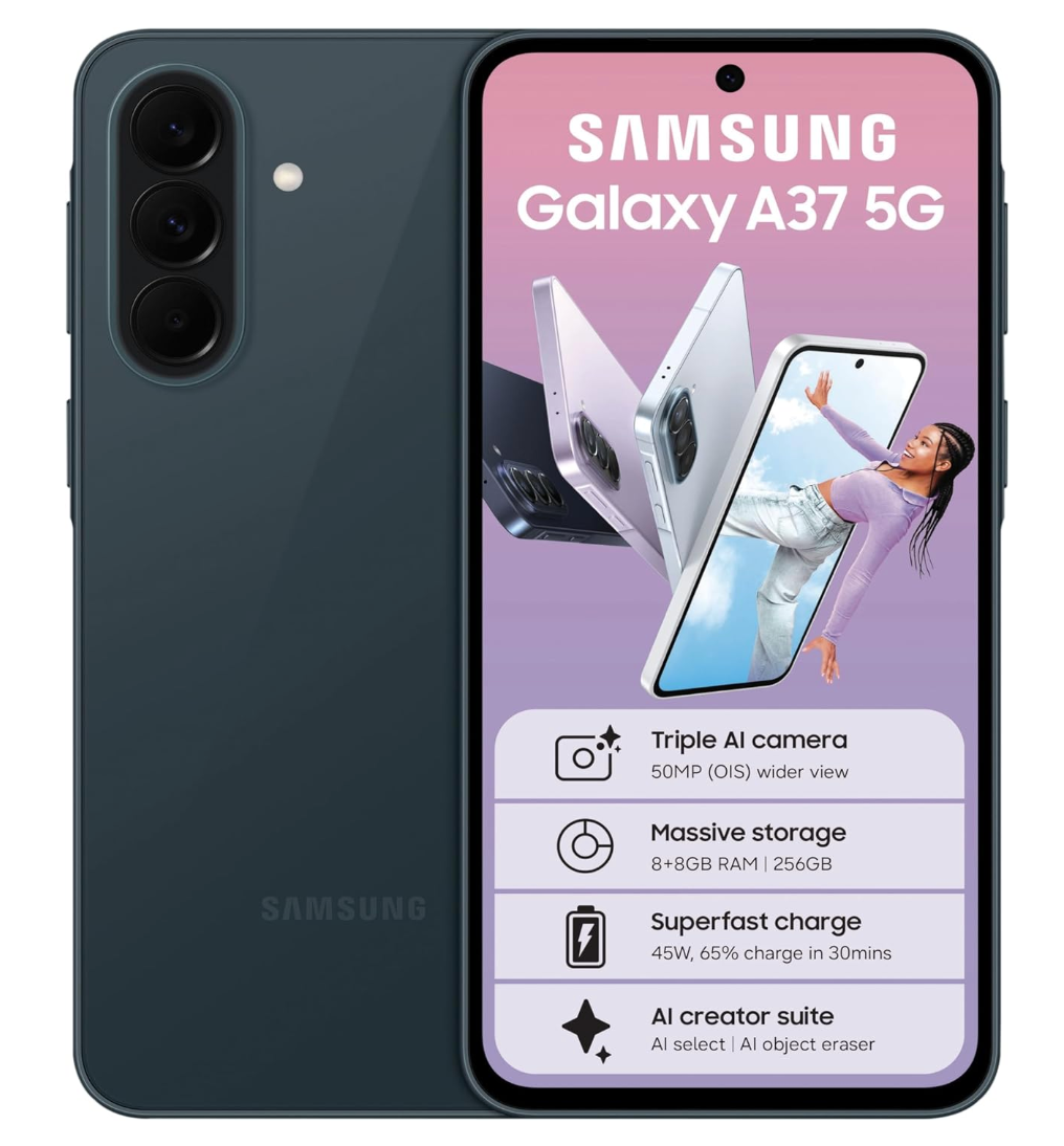 Samsung A37 5G 128GB - Awesome Charcoal/Graygreen/Lavender/White