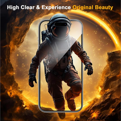 9D Tempered HD Glass Screen Protector Compatible with iPhone 17 Pro Max