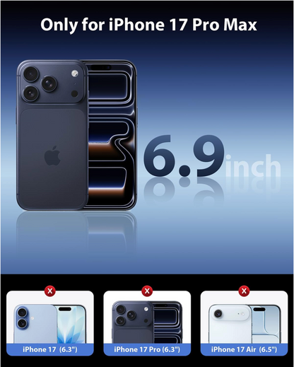 9D Tempered HD Glass Screen Protector Compatible with iPhone 17 Pro Max