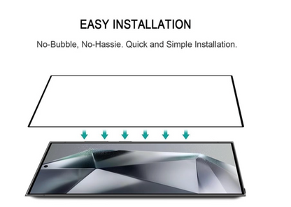 5D Tempered Glass Screen Protector Compatible with Samsung Galaxy S25 Ultra